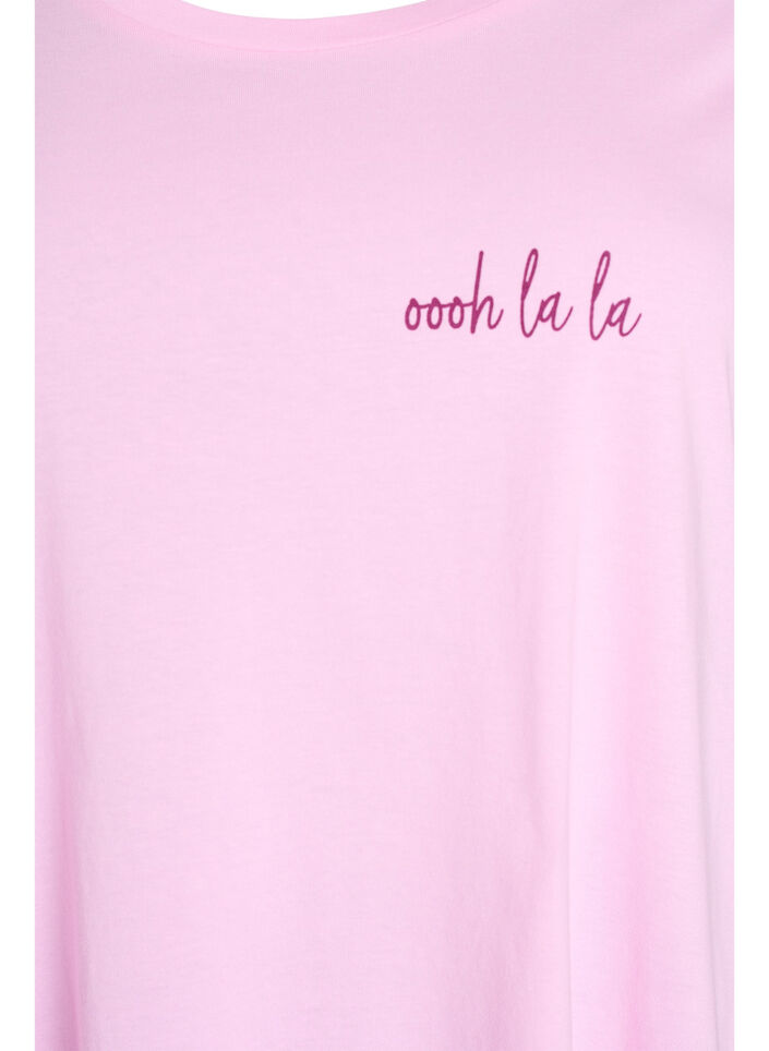 Kurz&auml;rmeliges Nachthemd aus Bio-Baumwolle, Rot, Packshot image number 2