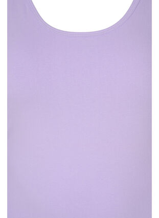 Einfarbiges Basictop, Purple Rose, Packshot image number 2