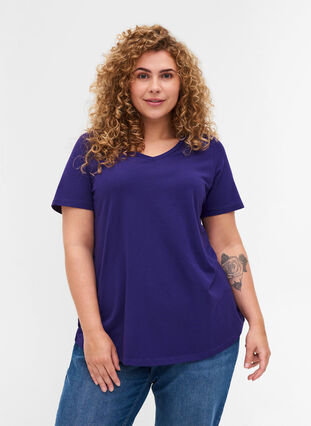 Basic T-Shirt, Parachute Purple, Model image number 0