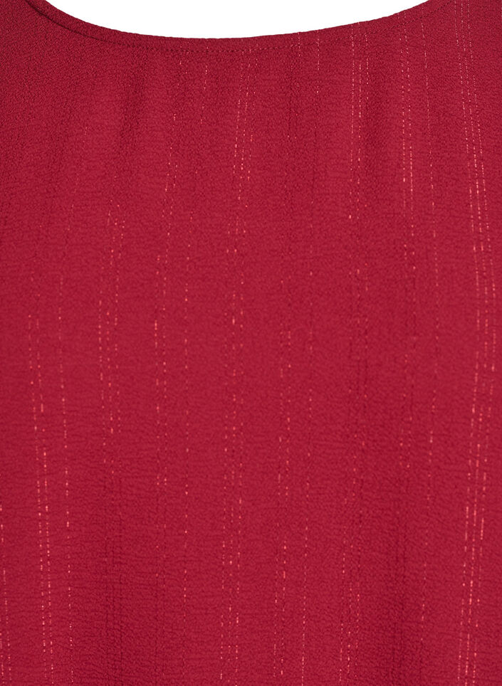 Bluse mit Glitzer, Dunkles Bordeaux, Packshot image number 2