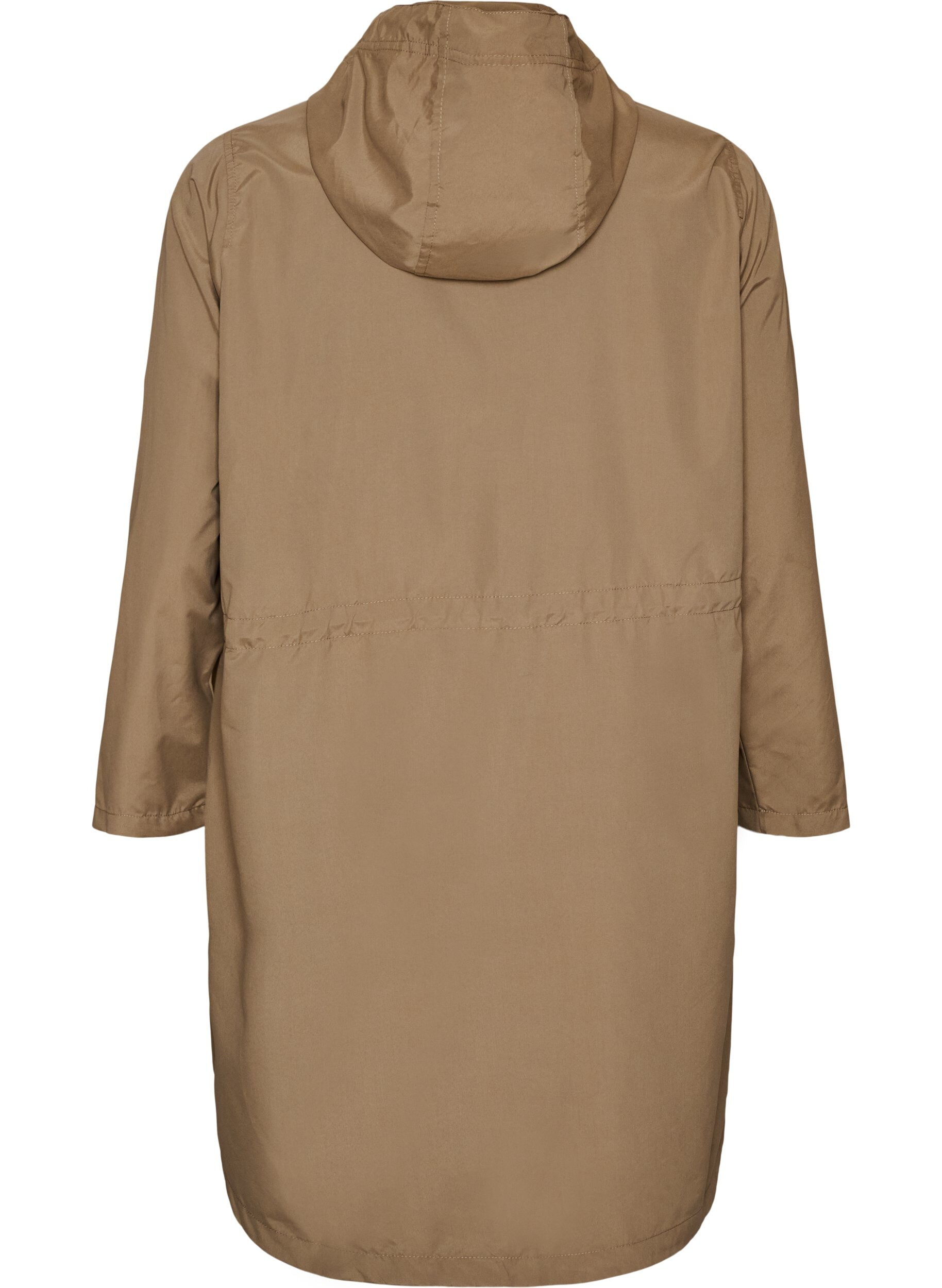 ZizziLeichter Parka mit Kapuze, Braun, Packshot image number 1