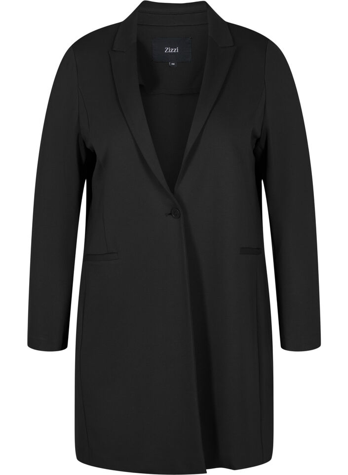 Langer Blazer, Black, Packshot image number 0