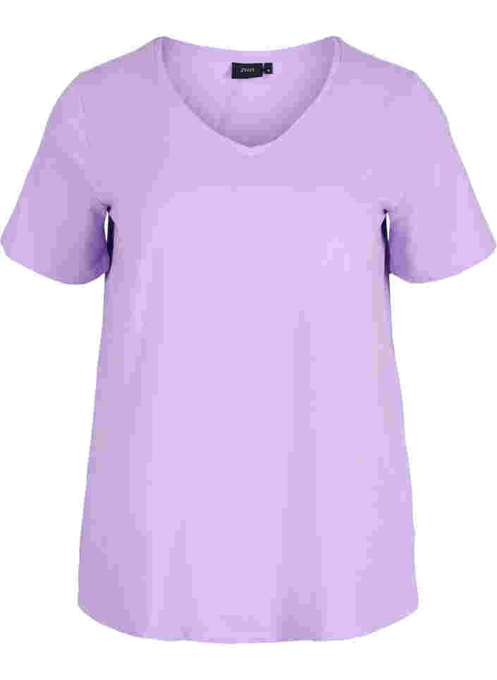 Basic T-Shirt, Purple Rose, Packshot image number 0