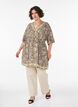Tunika aus Viskose mit Paisley-Print und Bindeband, Gelb, Model image number 1