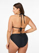 Bikinihose mit Glitzer und Tai-Schnitt, Schwarz, Model image number 1