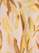 Bluse aus Viskose mit Bl&auml;tterprint und R&uuml;schendetails, Gelb, Packshot image number 2