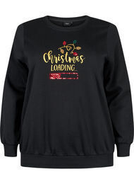 Weihnachts-Sweatshirt, Black LOADING, Packshot