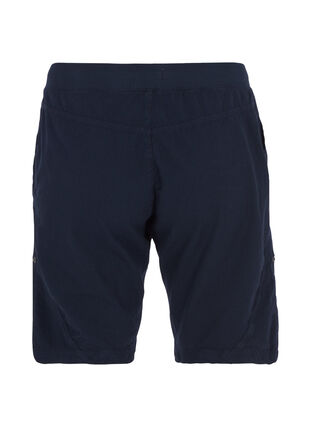 Lockere Shorts aus Baumwolle mit Taschen, Night Sky, Packshot image number 1