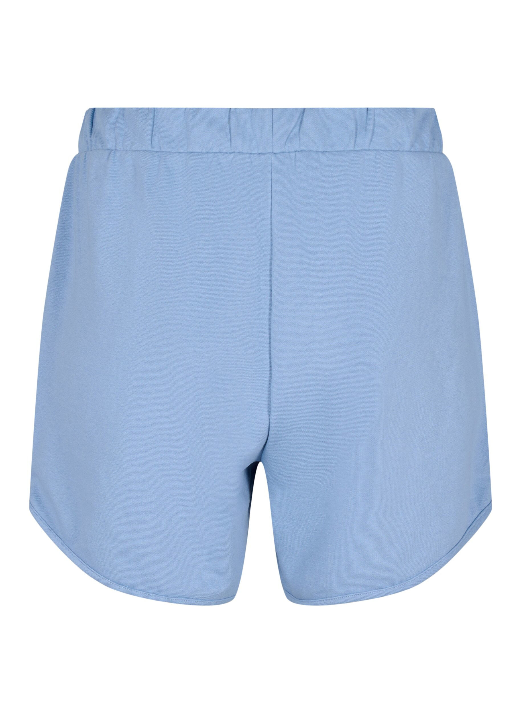 Zizzi Einfarbige Shorts mit Taschen, Faded Denim, Packshot image number 1
