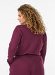 Pyjamaoberteil aus Bio-Baumwolle mit Lochstickerei, Dunkles Bordeaux, Model image number 2