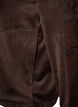 Weicher Cardigan aus Velours mit Rei&szlig;verschluss und hohem Kragen, Braun, Packshot image number 3