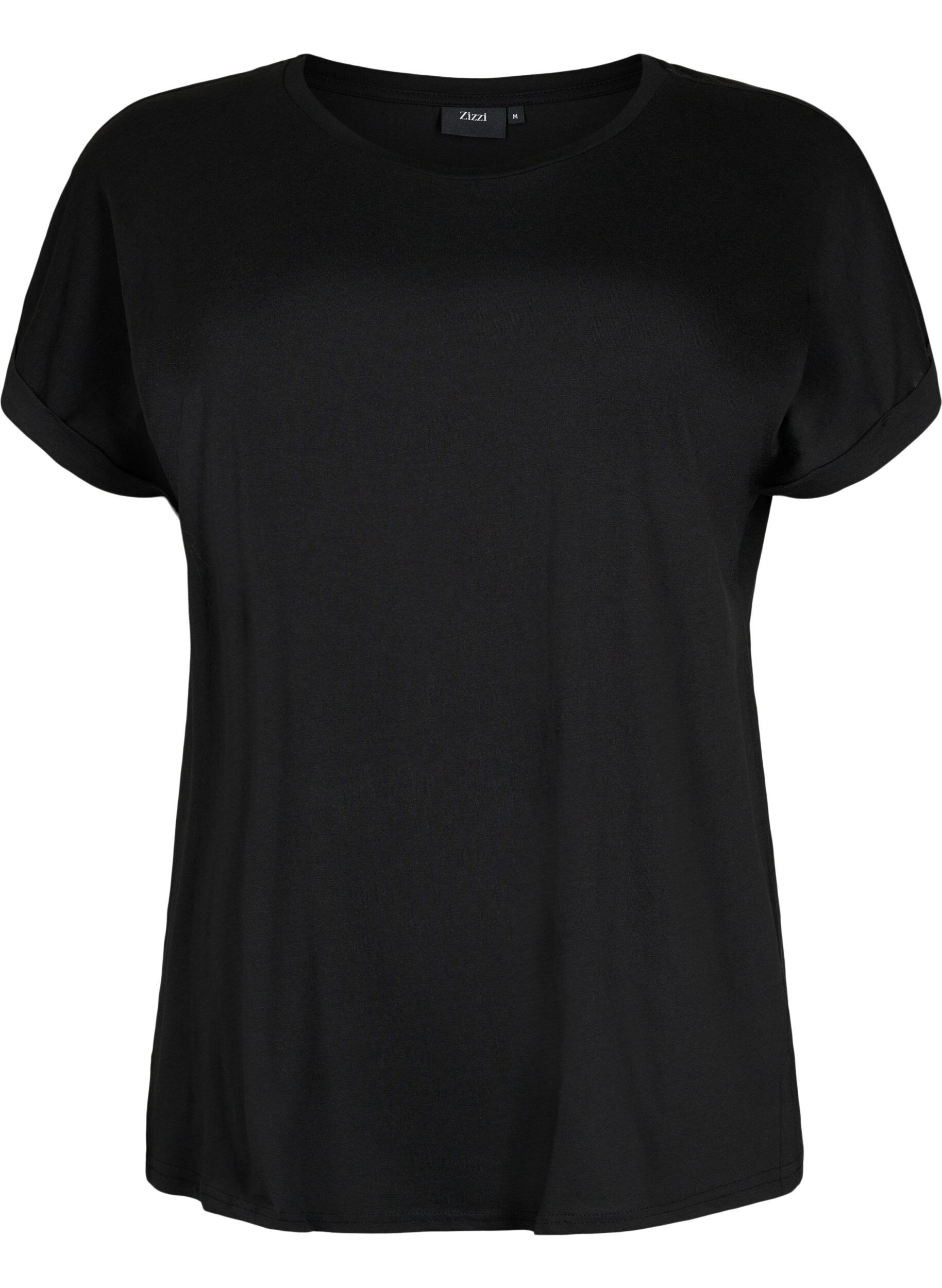 Zizzi2er-Pack kurz&auml;rmlige T-Shirts, Blau, Packshot image number 3