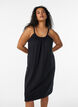 Midi-Tr&auml;gerkleid aus Bio-Baumwolle, Schwarz, Model image number 0