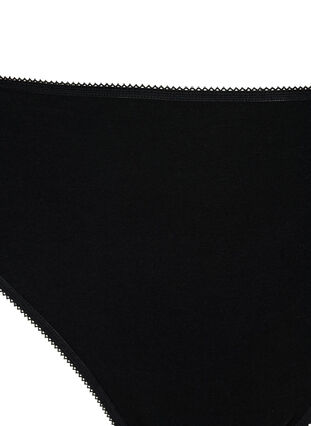7-pack G-String aus Baumwolle, Black, Packshot image number 2