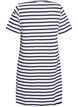 Gestreiftes Jerseykleid mit kurzen Ärmeln, Schwarz, Packshot image number 1