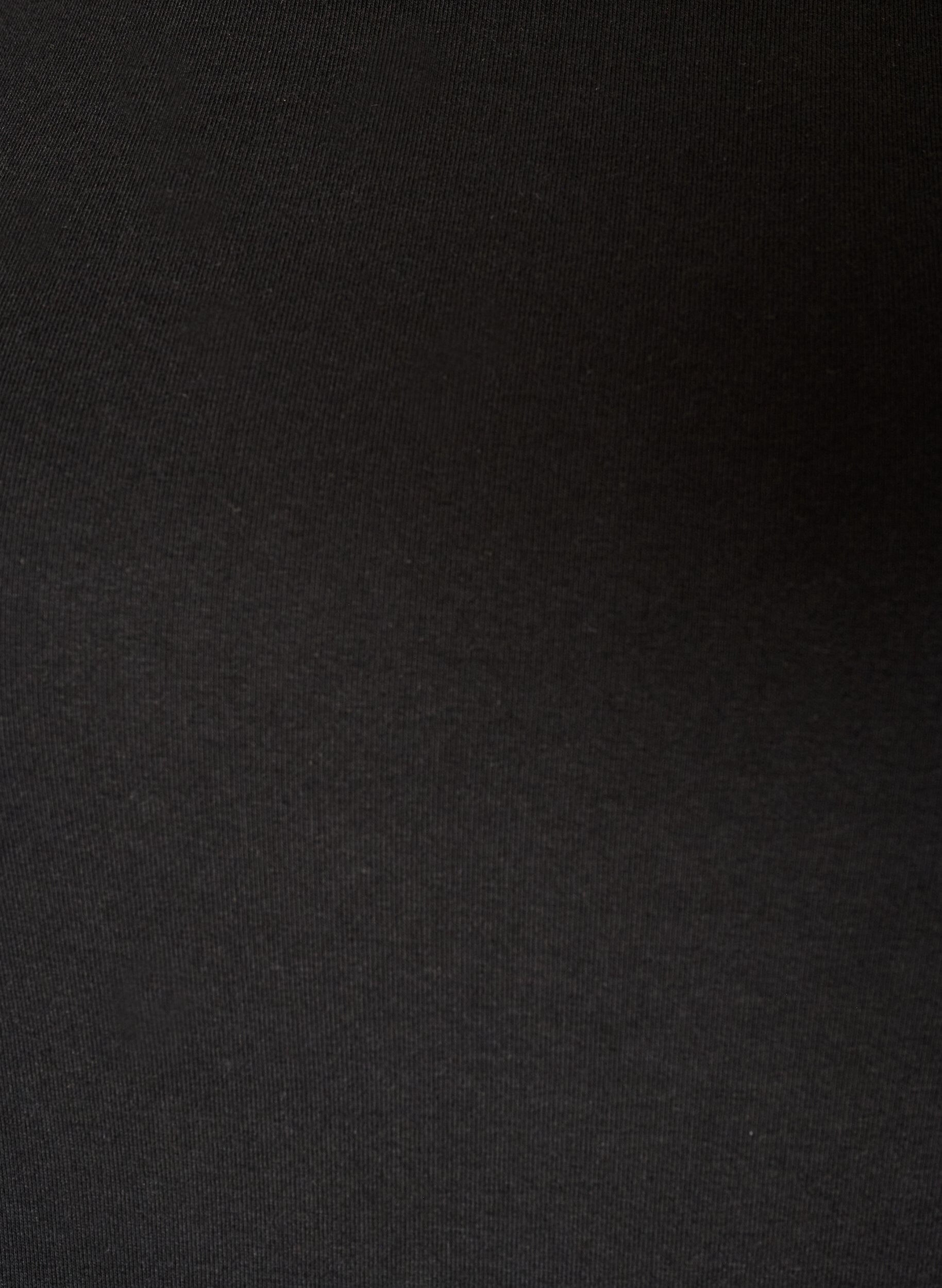 ZizziBasic-T-Shirt mit U-Boot-Ausschnitt und 3/4-&Auml;rmeln, Schwarz, Packshot image number 2