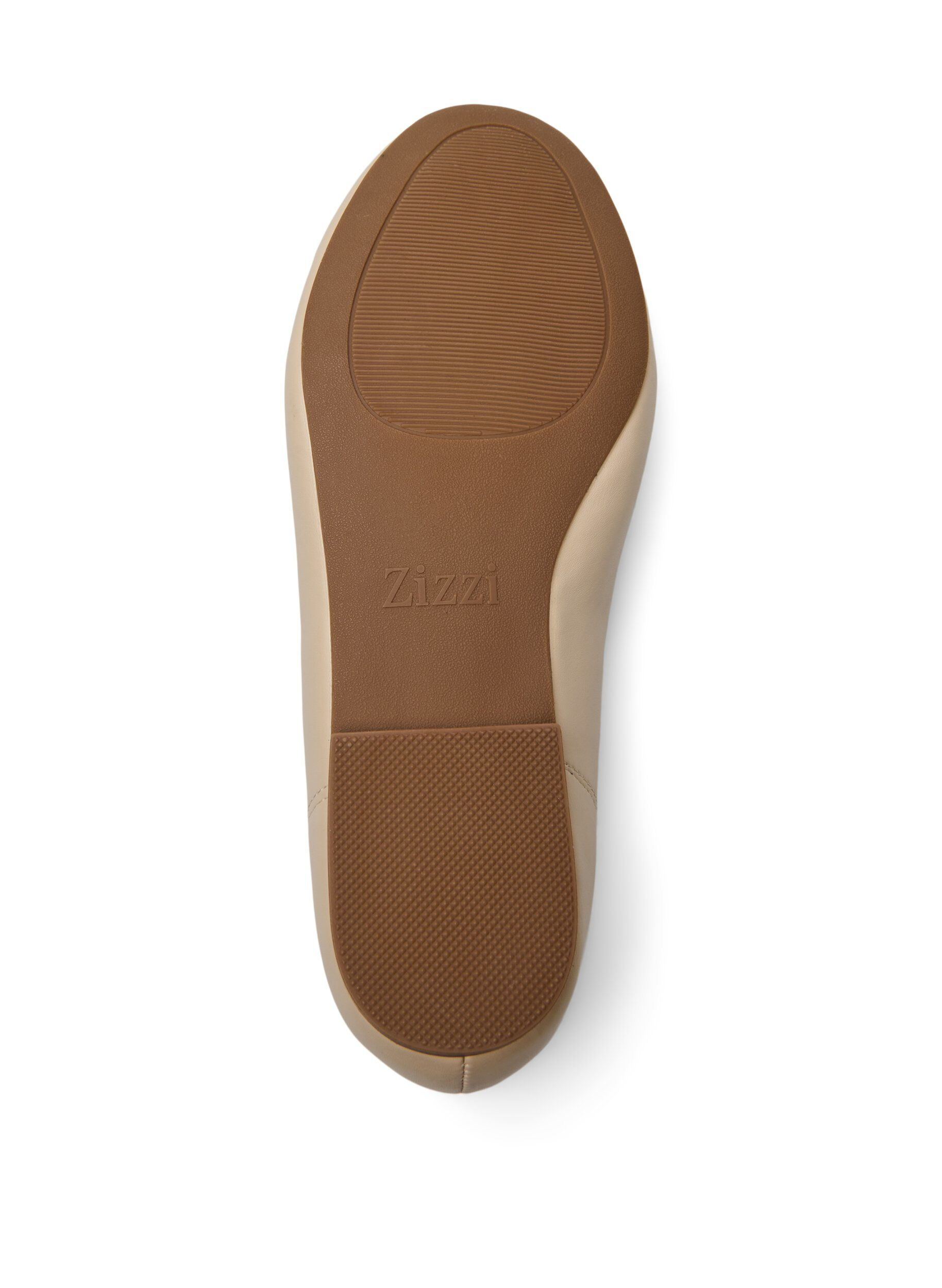 Zizzi Extra-Weite - Ballerinas mit Schleife, Beige, Packshot image number 4
