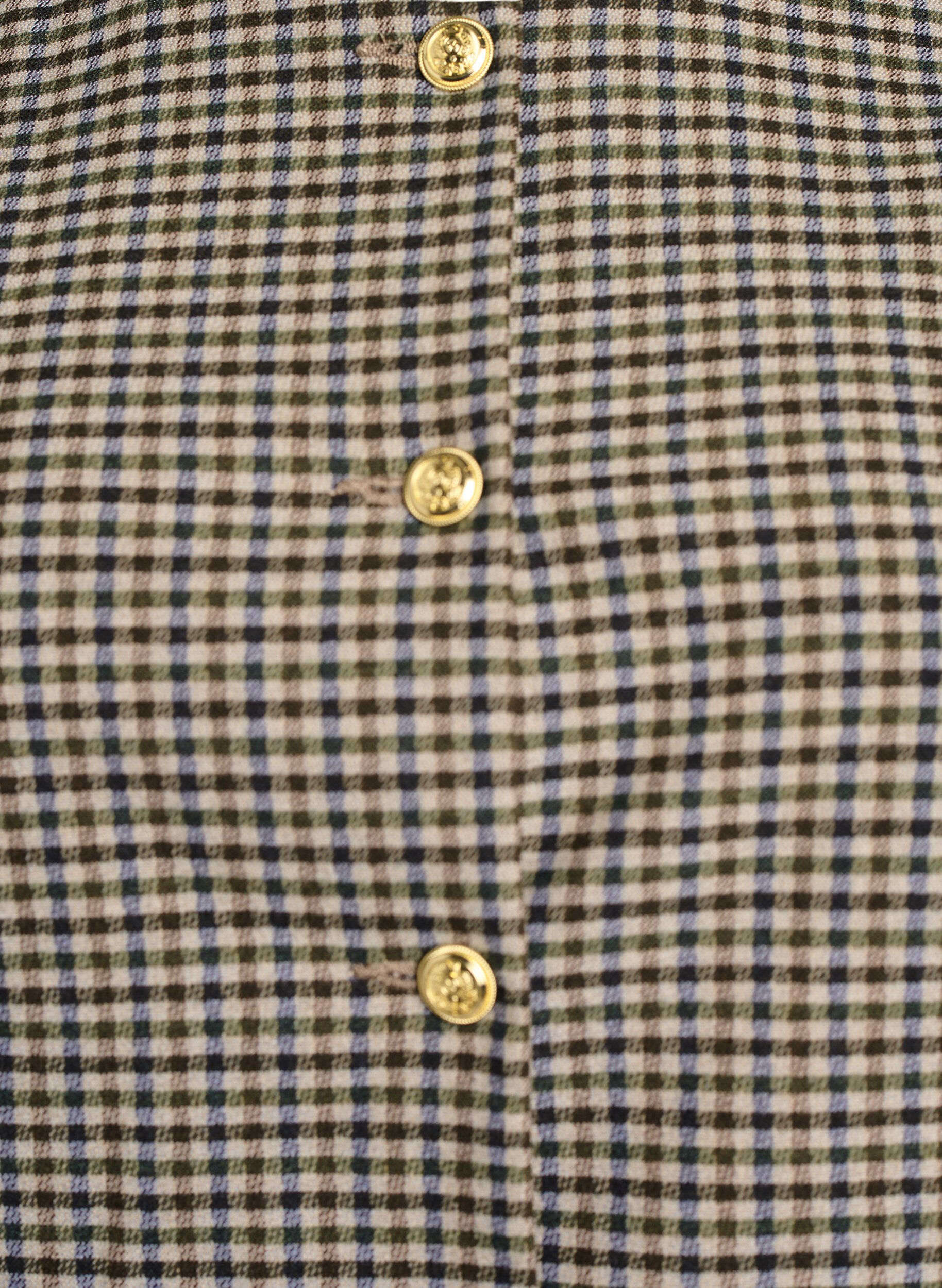 Zizzi Kurze Jacke mit goldfarbenen Kn&ouml;pfen, Braun, Packshot image number 2