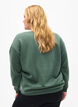 Sweatshirt mit Motiv auf der Vorderseite, Gr&uuml;n, Model image number 2