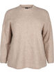 Pullover mit Streifenmuster und langen Ärmeln, Simply Taupe Mel., Packshot image number 0