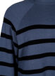 Gestreifter Strickpullover mit Rollkragen, B.Sea w.BlackStripes, Packshot image number 2