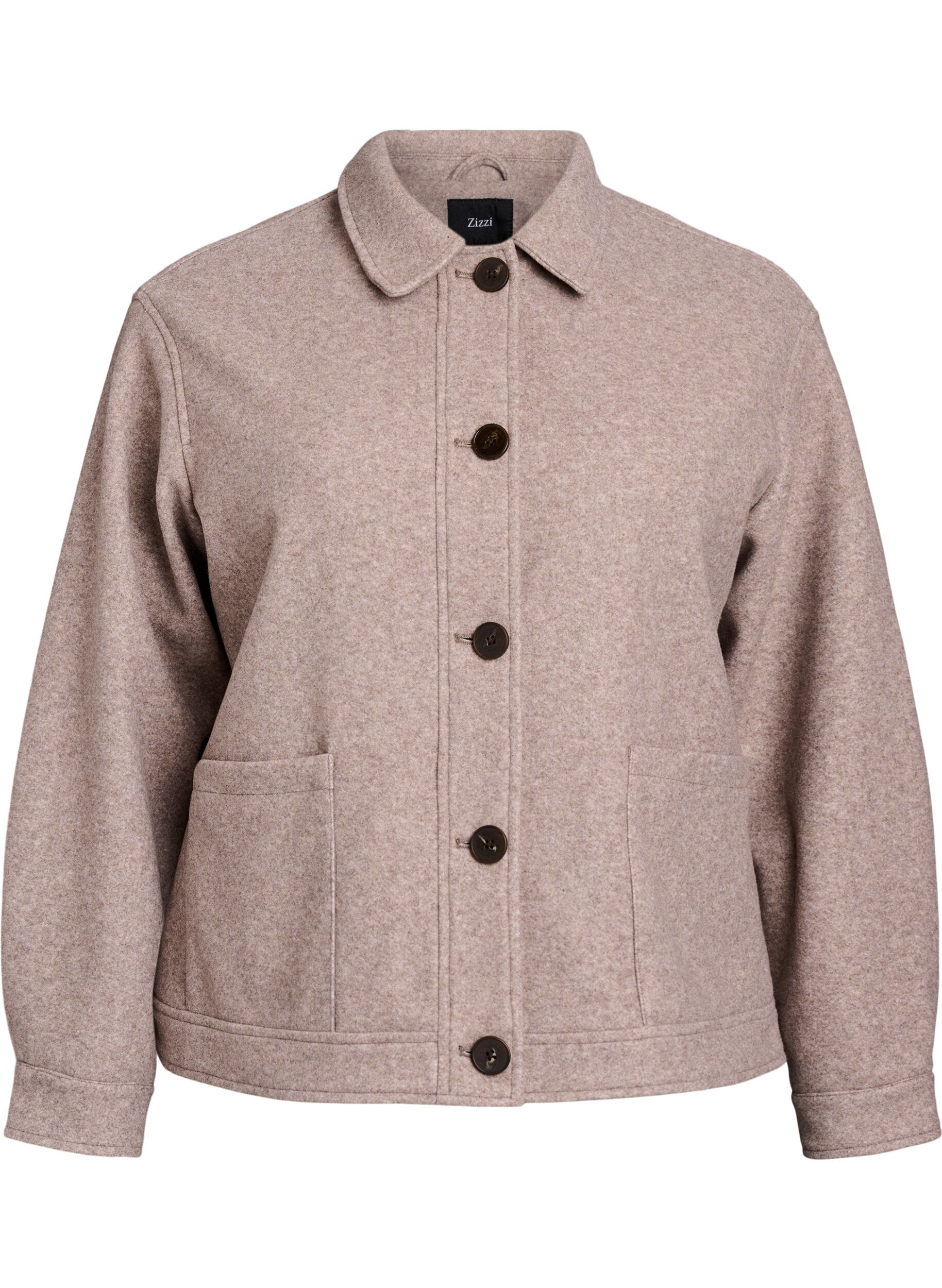 Kurze Hemdjacke mit Fransen