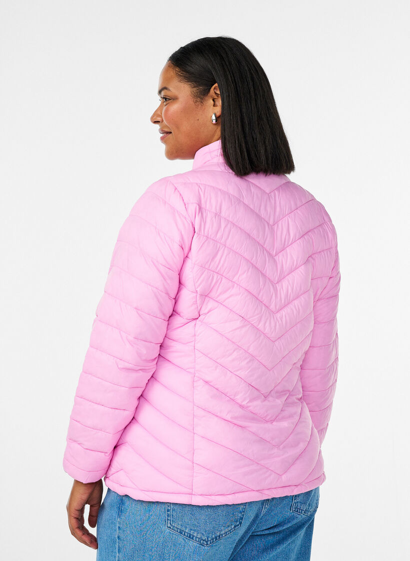 Leichte Jacke mit Taschen, Pink, Model image number 2