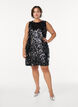 Kurzes Paillettenkleid, Schwarz, Model image number 1