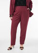 Hose mit Taschen und geraden Beinen, Rot, Model image number 2