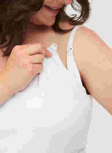 Schwangerschaftstop mit Stillfunktion, Bright White, Model image number 2