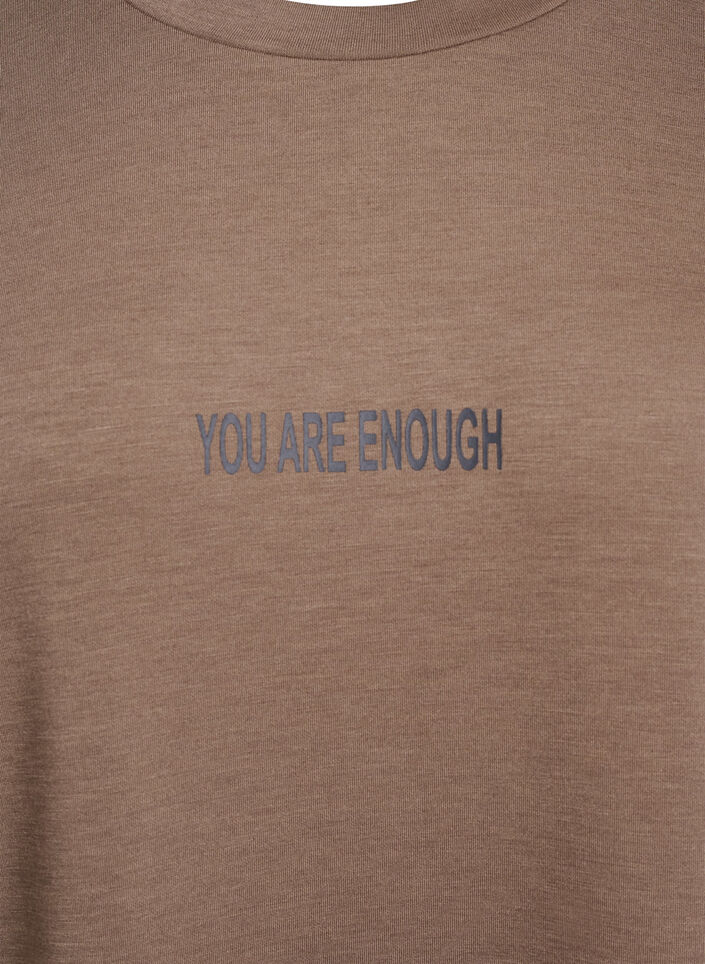 Sweatshirtkleid aus Modal-Mischung, Fossil , Packshot image number 2