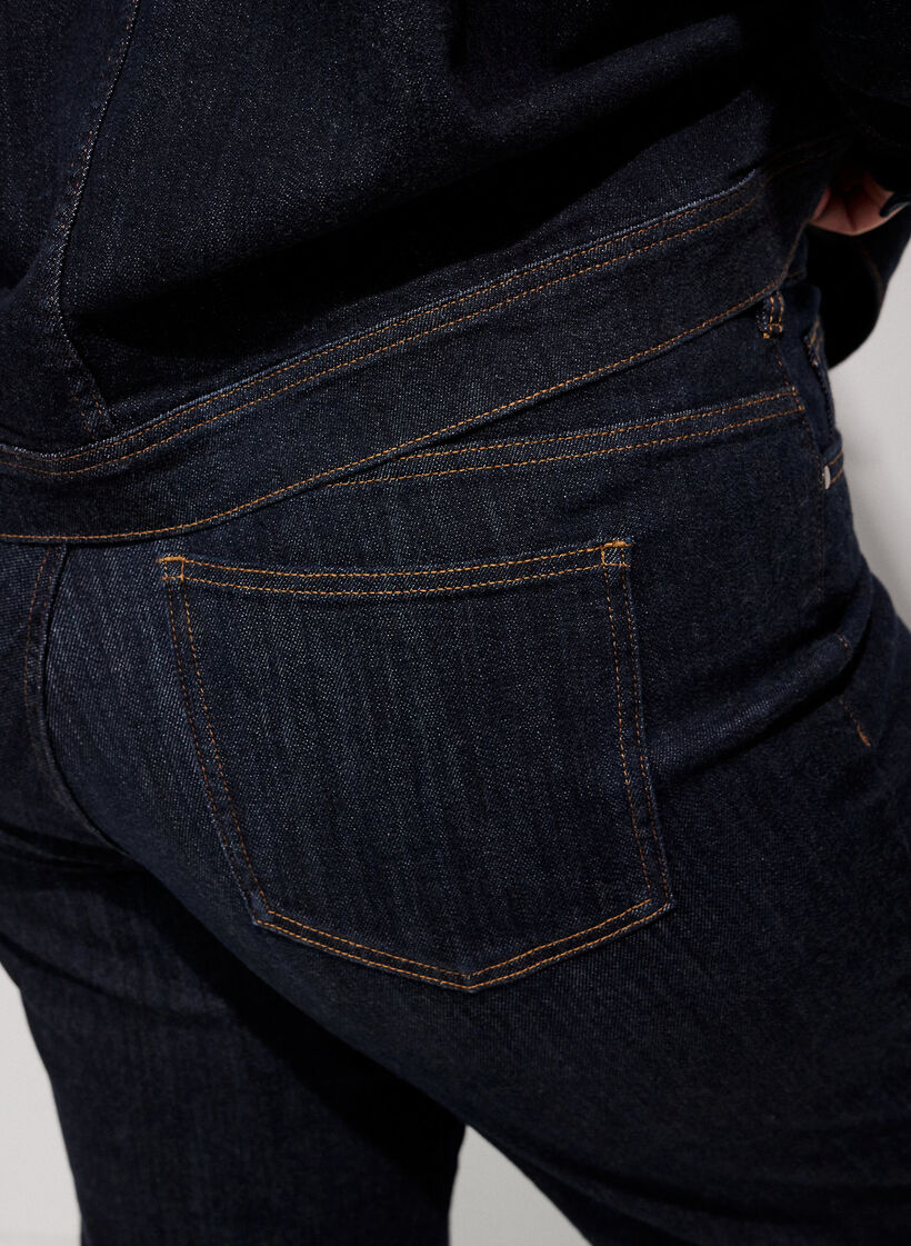 Straight Fit Kiana Jeans mit hoher Taille, Blau, Model image number 3