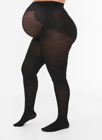 Schwangerschafts-Strumpfhosen mit einer Denier (Fadenstärke) von 100, Black, Model