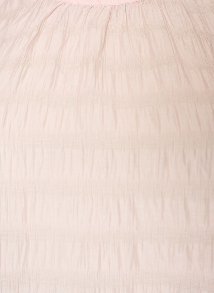 &Auml;rmellose Bluse mit Struktur und R&uuml;schen, Rot, Packshot image number 2