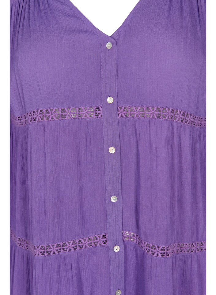 Viskose Strandkleid, Royal Lilac, Packshot image number 2