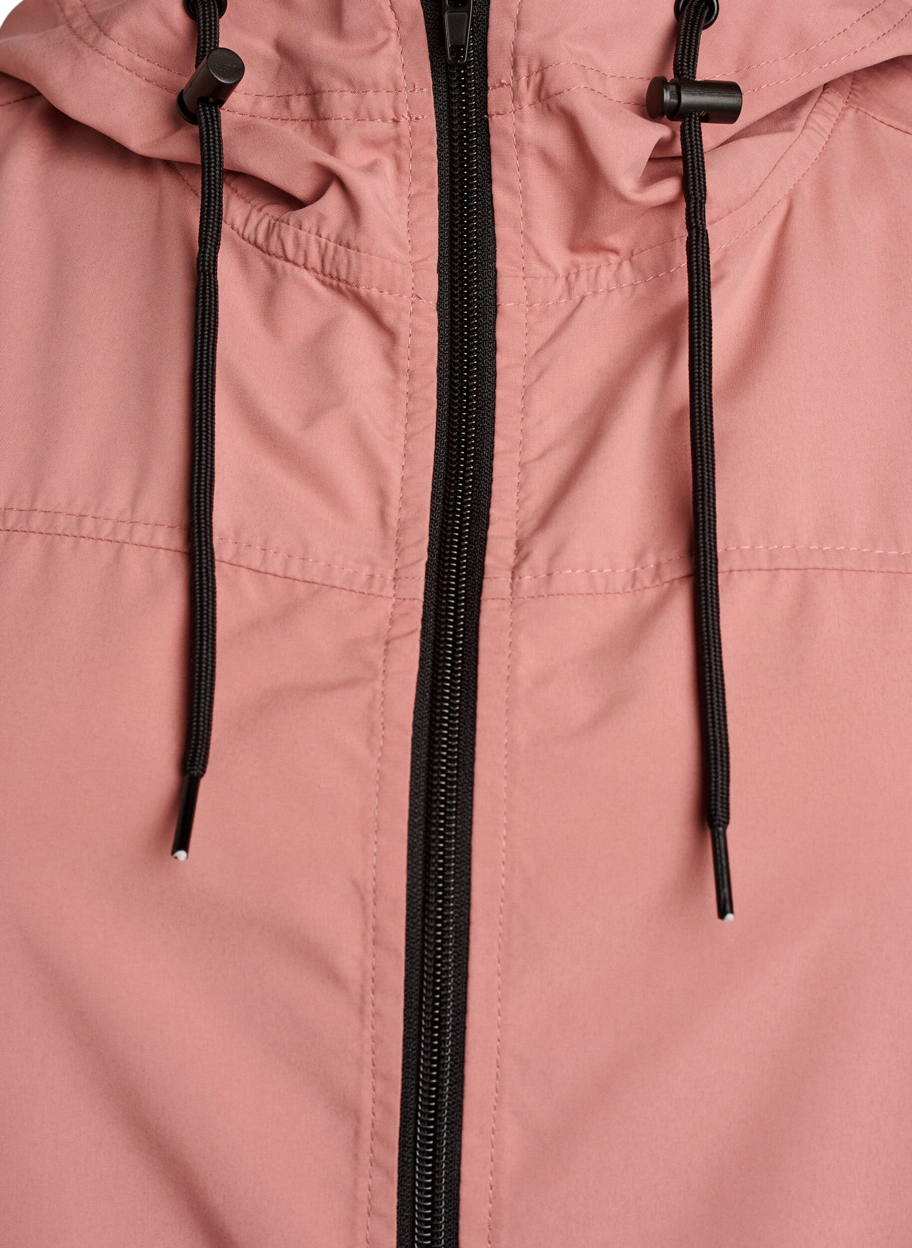 Zizzi FLASH - Wasserabweisender Parka mit Kapuze, Rot, Packshot image number 2