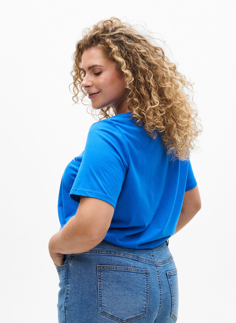 FLASH - T-Shirt mit Print, Blau, Model image number 2