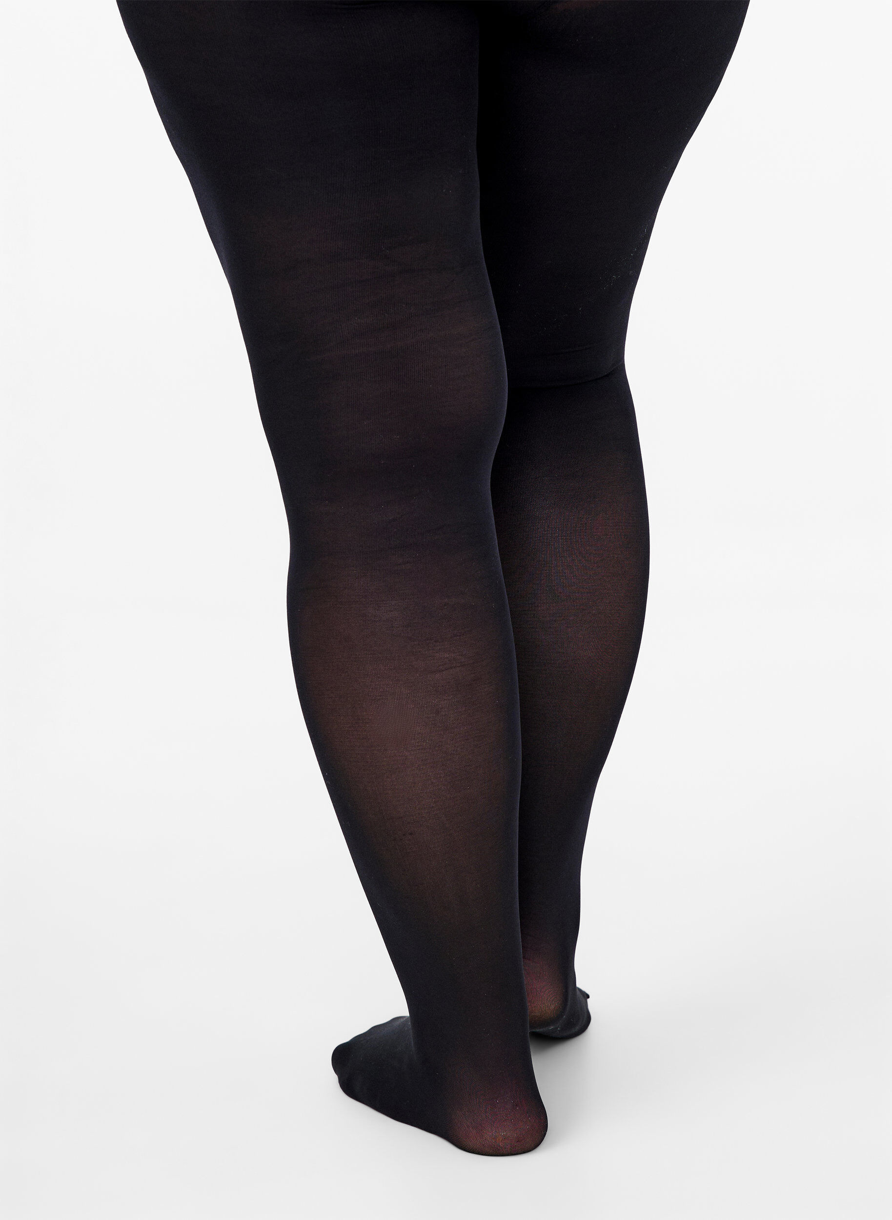 Zizzi 2er-Pack Strumpfhose in 100 DEN, Schwarz, Model image number 2