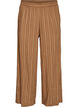 Hose aus Leinen und Viskose mit weitem Bein, Braun, Packshot image number 0