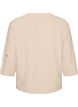 Strickbluse mit kleinen Stickmotiven, Beige, Packshot image number 1