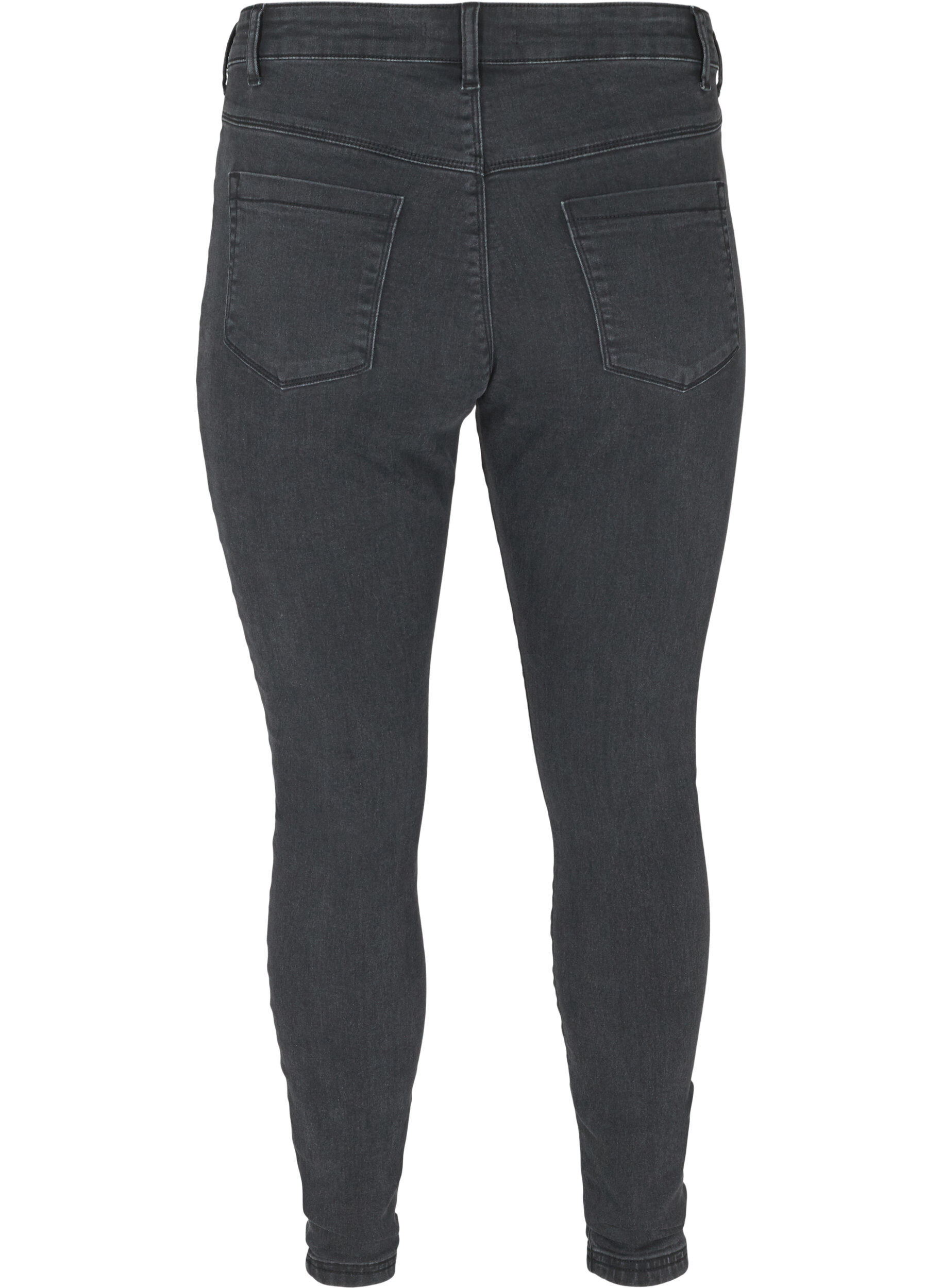 Zizzi Jeggings aus Baumwollmischung, Grey Denim, Packshot image number 1