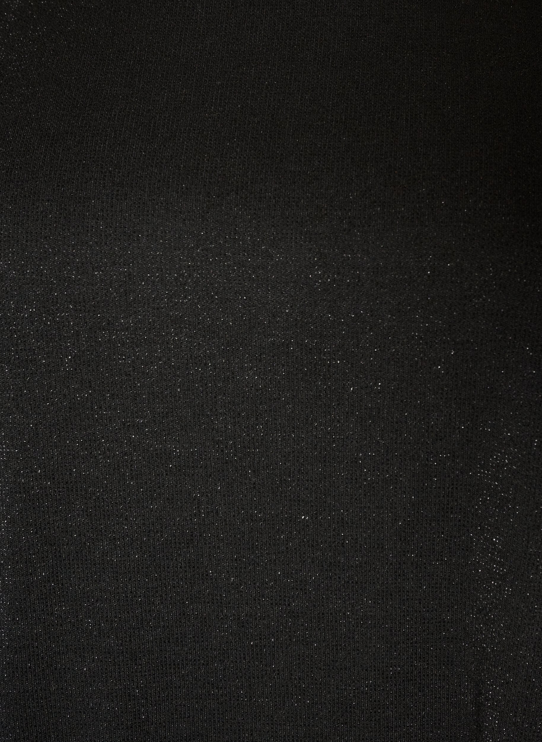 ZizziKleid aus Jersey mit Glitzer und Spitzen, Schwarz, Packshot image number 2
