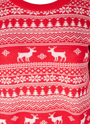 Strickpullover mit Weihnachtsmuster, Barbados Cherry Comb, Packshot image number 2