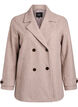 Kurzmantel mit zweireihiger Knopfleiste, Beige, Packshot image number 0