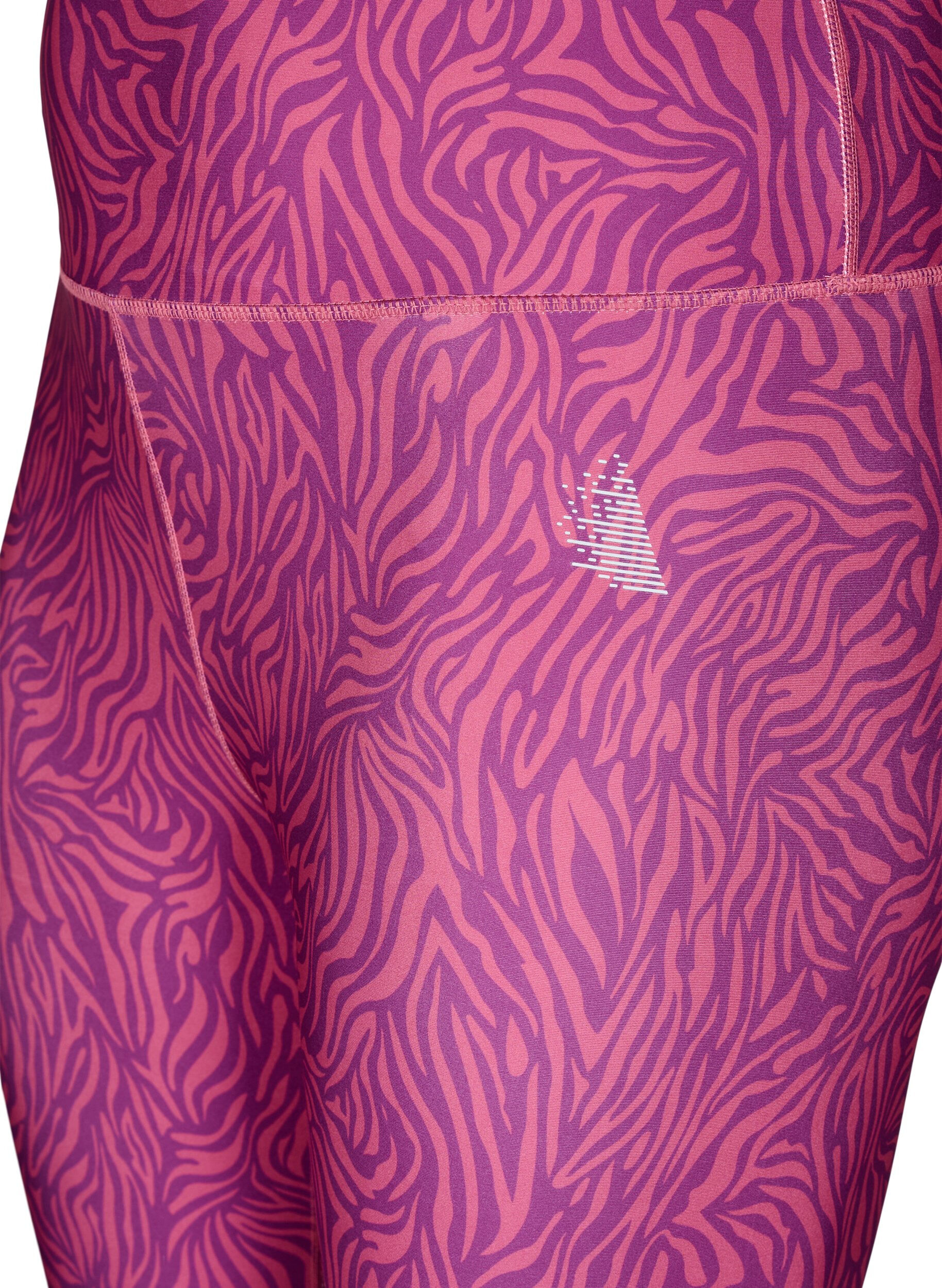 Zizzi 7/8-Trainingsleggings mit Animal-Print, Charisma AOP, Packshot image number 2