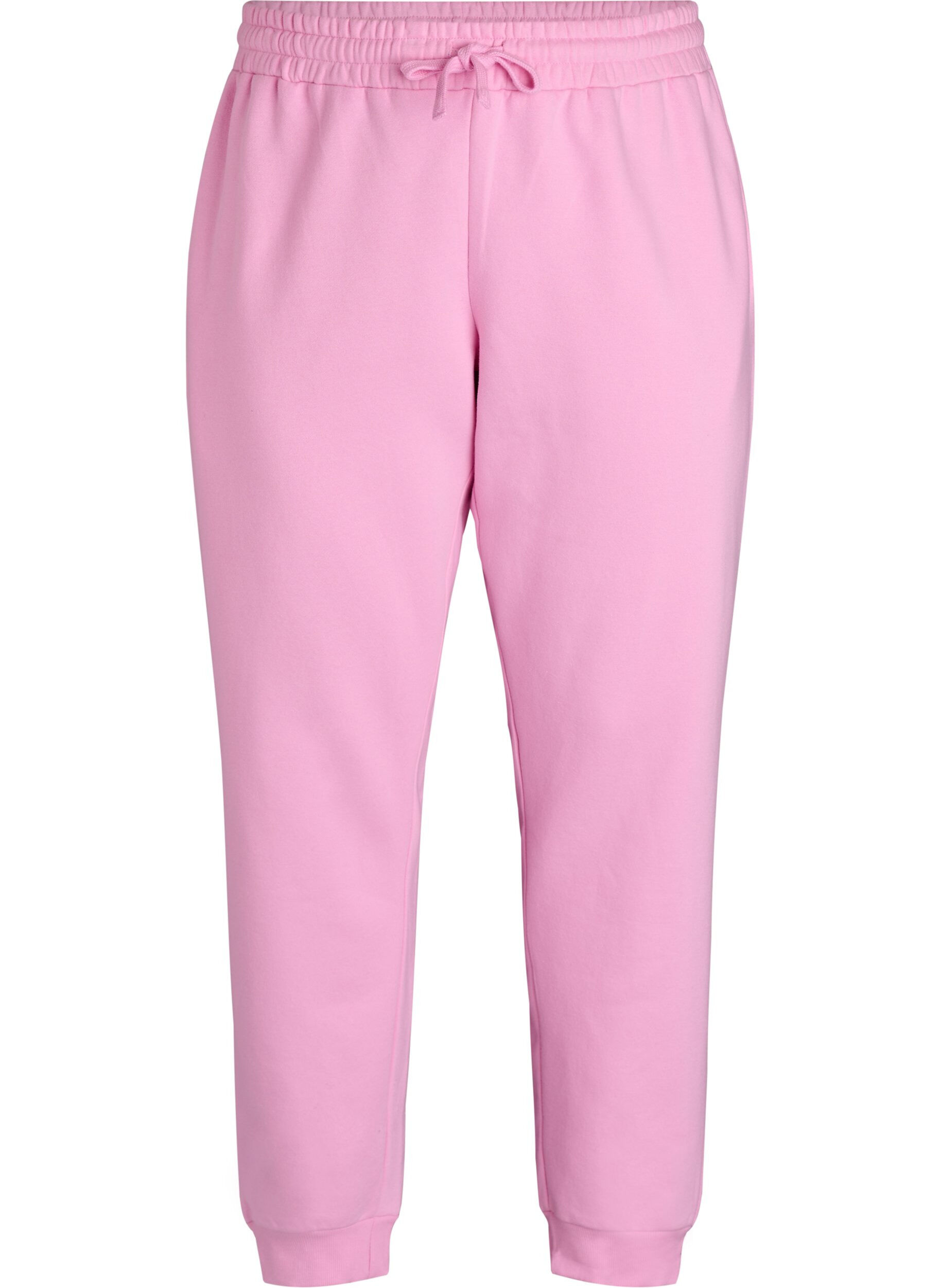 Zizzi Hochtaillierte Jogginghose, Pink, Packshot image number 0