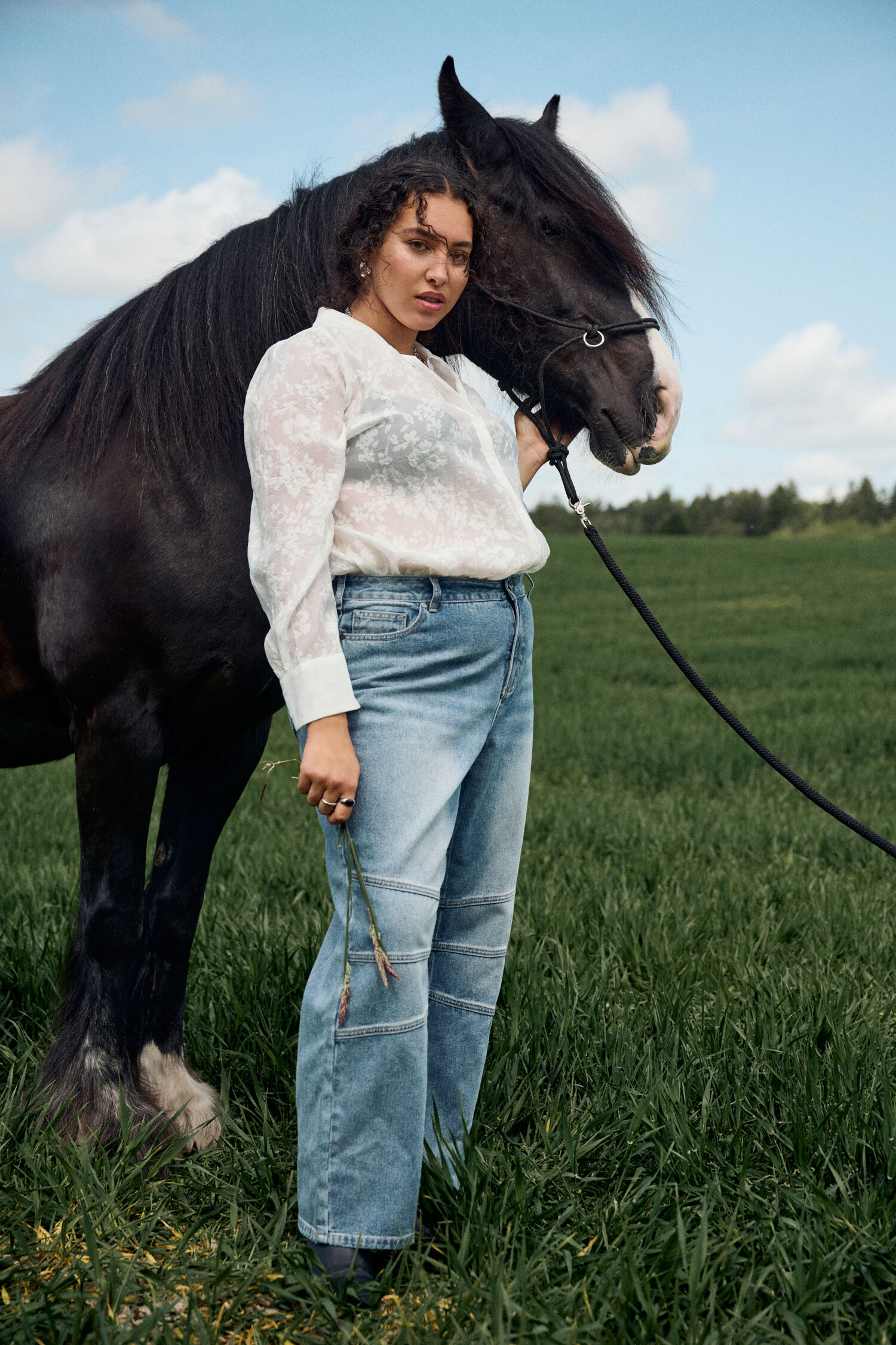 Zizzi Hemd mit Muster, , Model