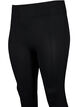 Nahtlose Basic-Leggings, Schwarz, Packshot image number 3