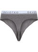 G-String mit regulärer Taille, Grau, Packshot image number 1