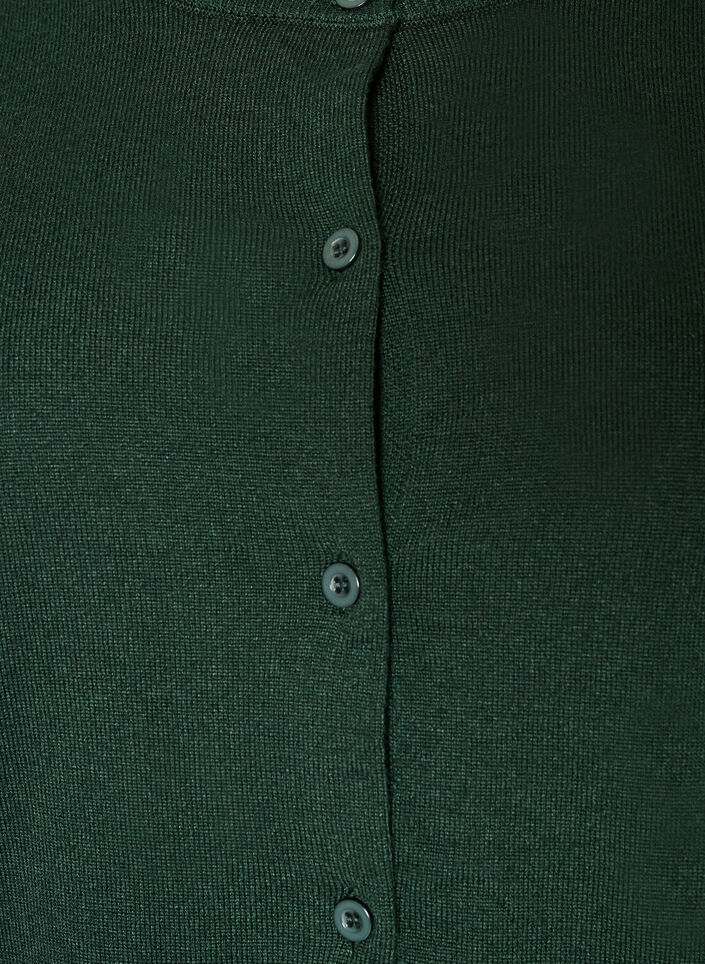 Cardigan aus Feinstrick mit Rundhalsausschnitt, Gr&uuml;n, Packshot image number 2